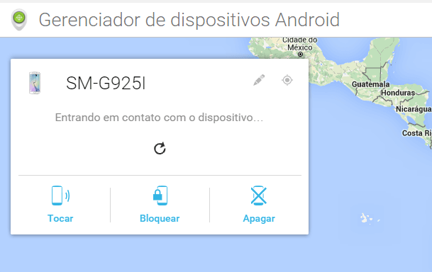 Interface do Device Manager do Android (Foto: Reprodução/Erenito Junior)